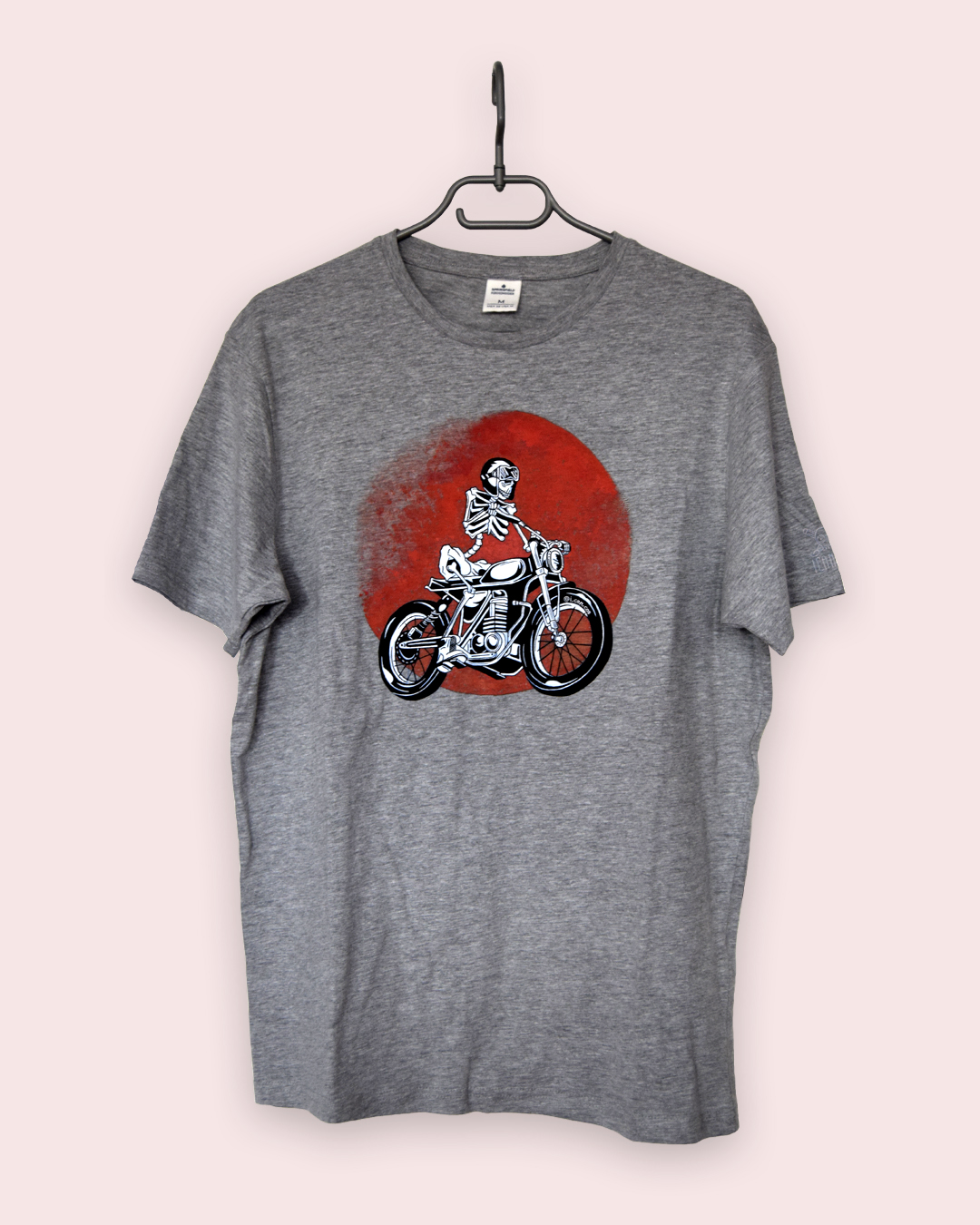 Camiseta con moto, resultado final